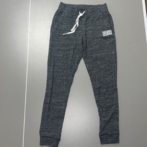 Vintage Victoria’s secret Pink Sweatpants joggers cuff sweatpants Gray Grey tie